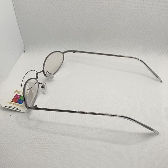 Eyedentification Round Clear Lens Sunglasses - Picture 3 of 4